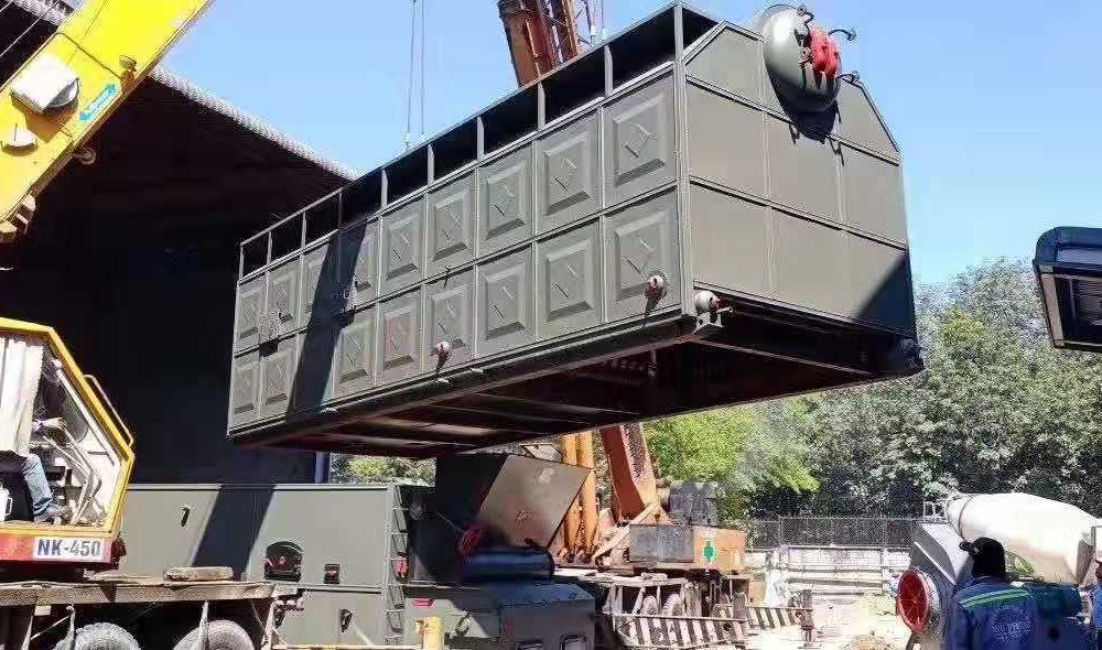 15TPH NEW COAL FIRED BOILER ARRIVED OUR VITENAN CLIENT PLACE ,AND READY FOR INSTALLTION